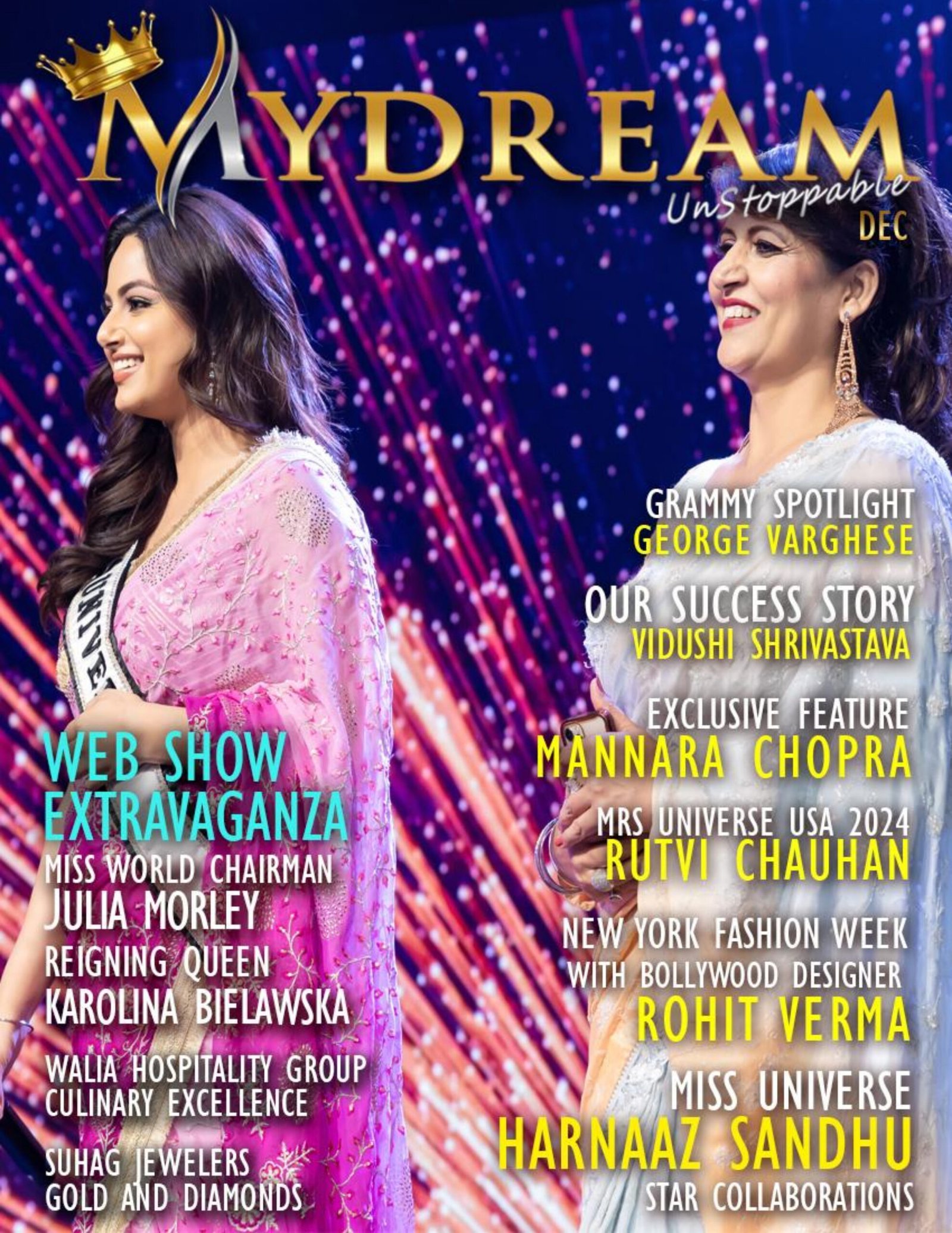 Harnaaz Sandhu – MyDream Magazine cover