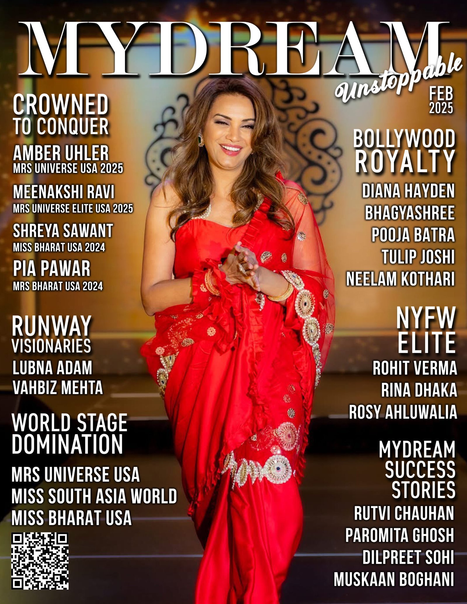 Diana Hayden – MyDream Magazine cover