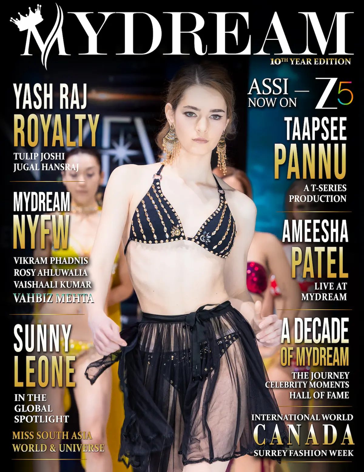 Diana on the cover of MyDream Magazine 10th Year Edition