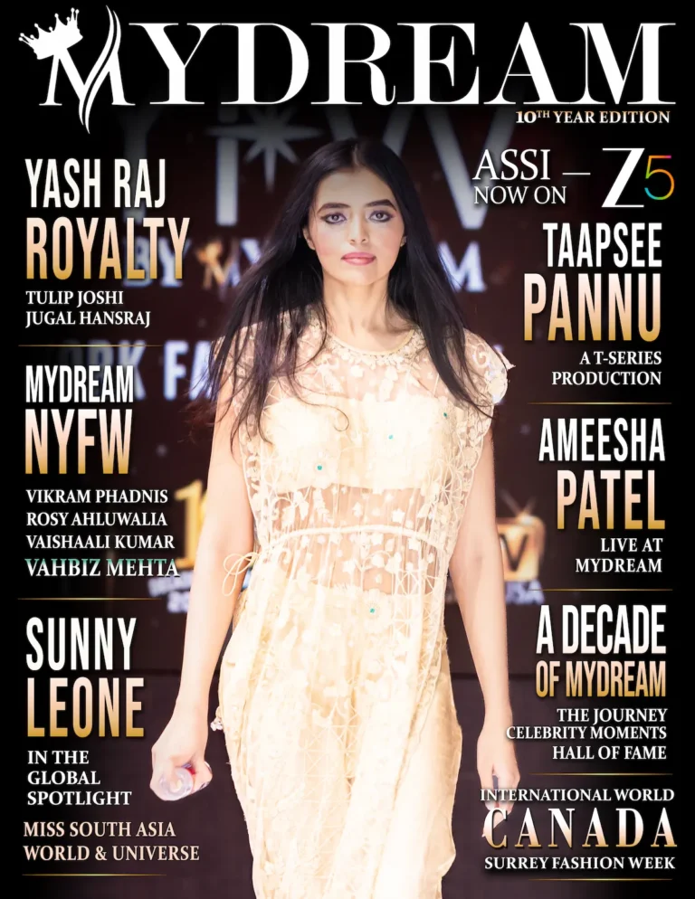 Raisin Saini – MyDream Magazine cover